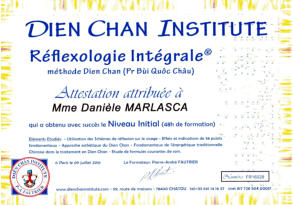 Diplome Dien Chan Institute